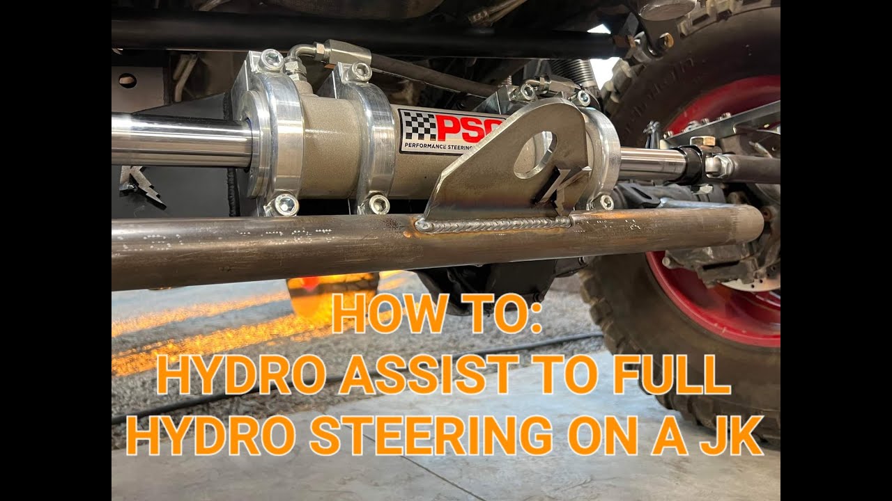 HOW TO : HYDRO ASSIST TO FULL HYDRO STEERING ON A JEEP JK