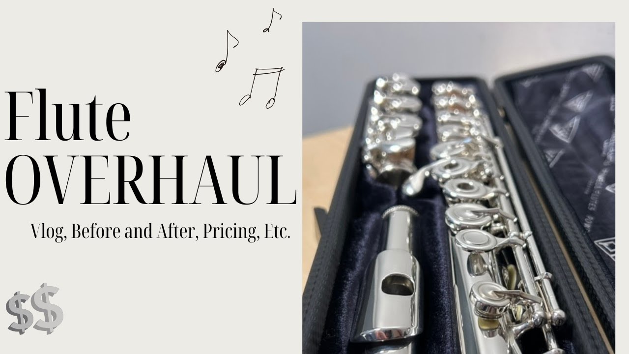 i spent $2000 to repair my flute... flute overhaul vlog