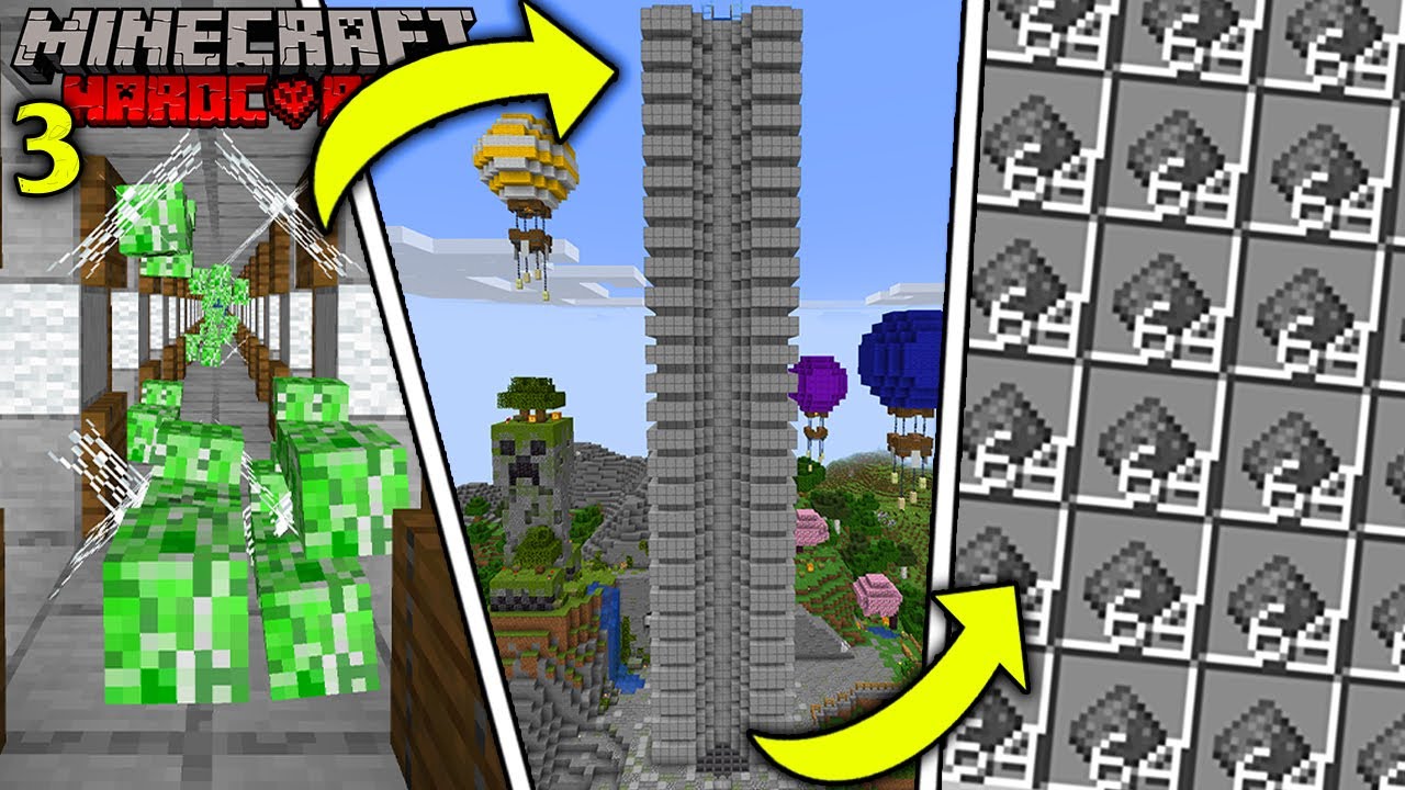 Zbudowałem FARMĘ CREEPERÓW na Minecraft Hardcore #3