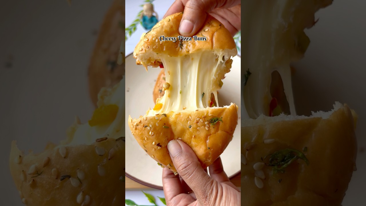 Not Pizza, Not Burger&hellip; This Cheesy Bun Recipe Will Blow Your Mind! 🤯 #shorts