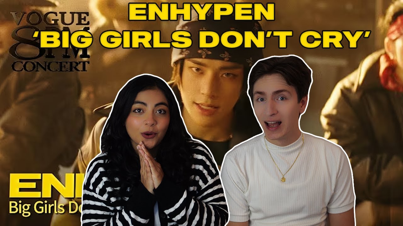 ENHYPEN ‘Big Girls Don′t Cry’ Performance Reaction | 8PM CONCERT | Music Producer Couple Reacts