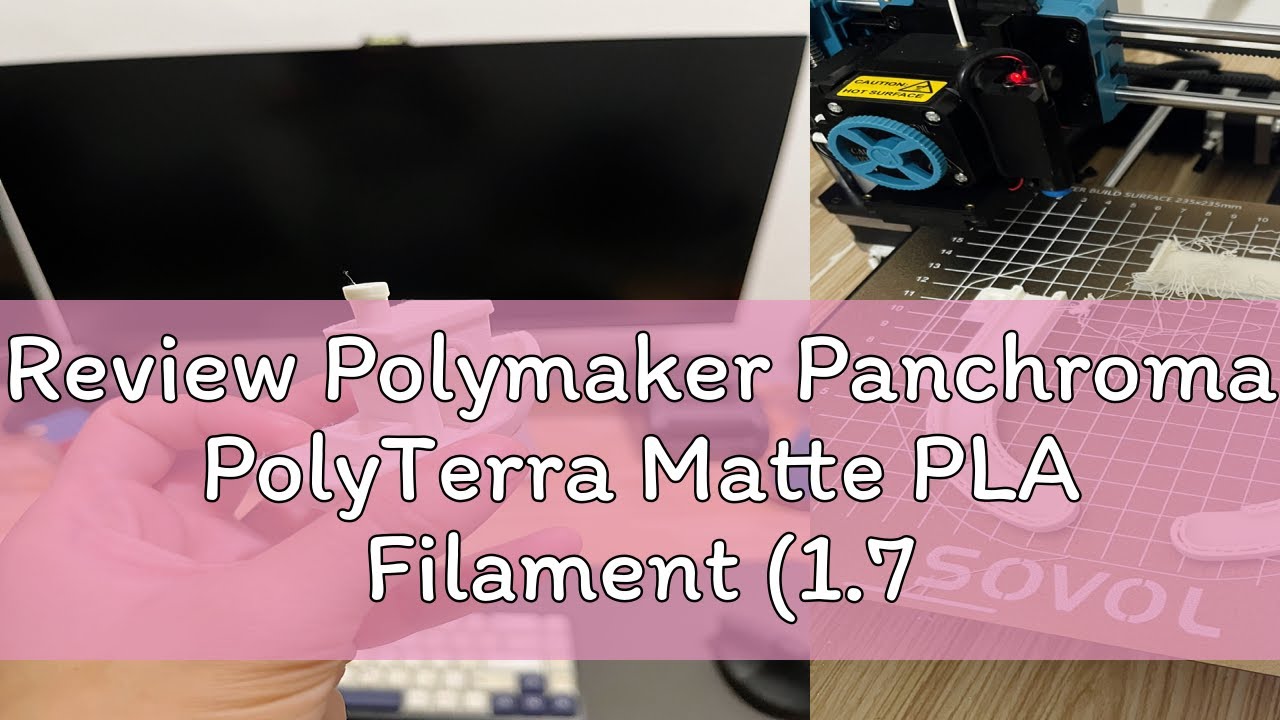 Review Polymaker Panchroma PolyTerra Matte PLA Filament (1.75mm & 2.85mm Eco-Friendly 3D Printing F