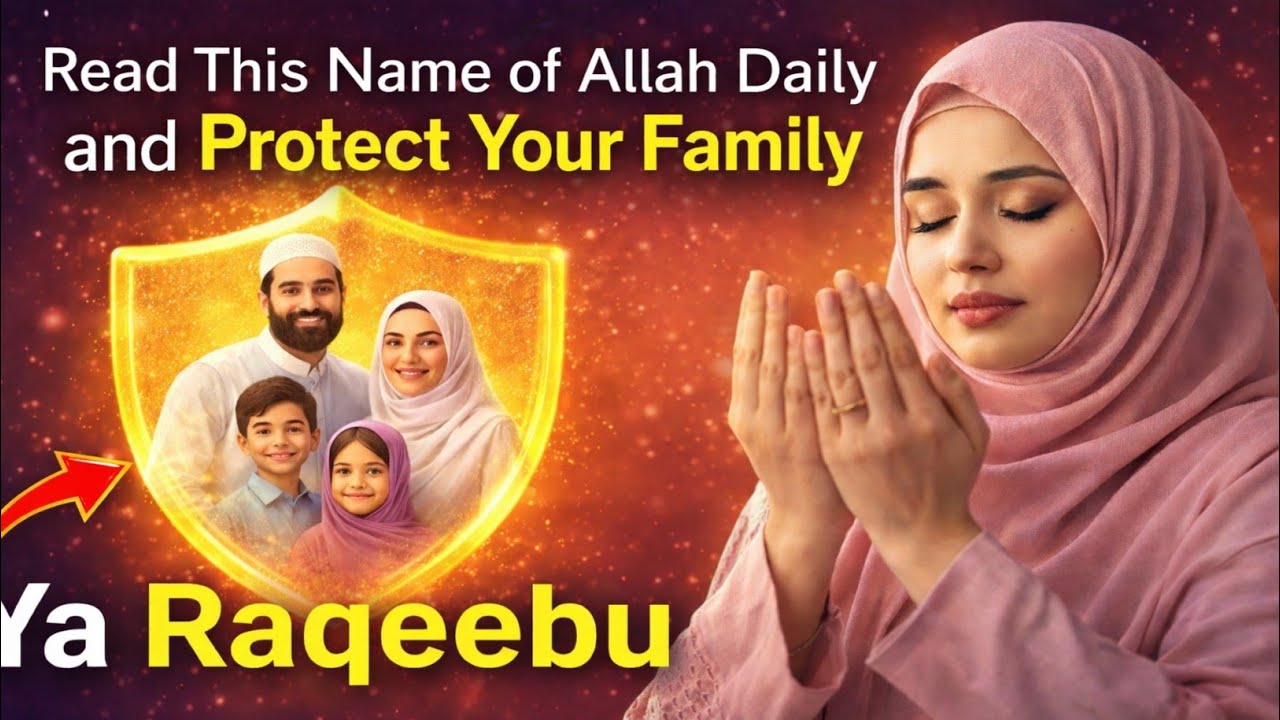 Read This Name of Allah Daily and Protect Your Family | Ya Raqeebu Wazifa