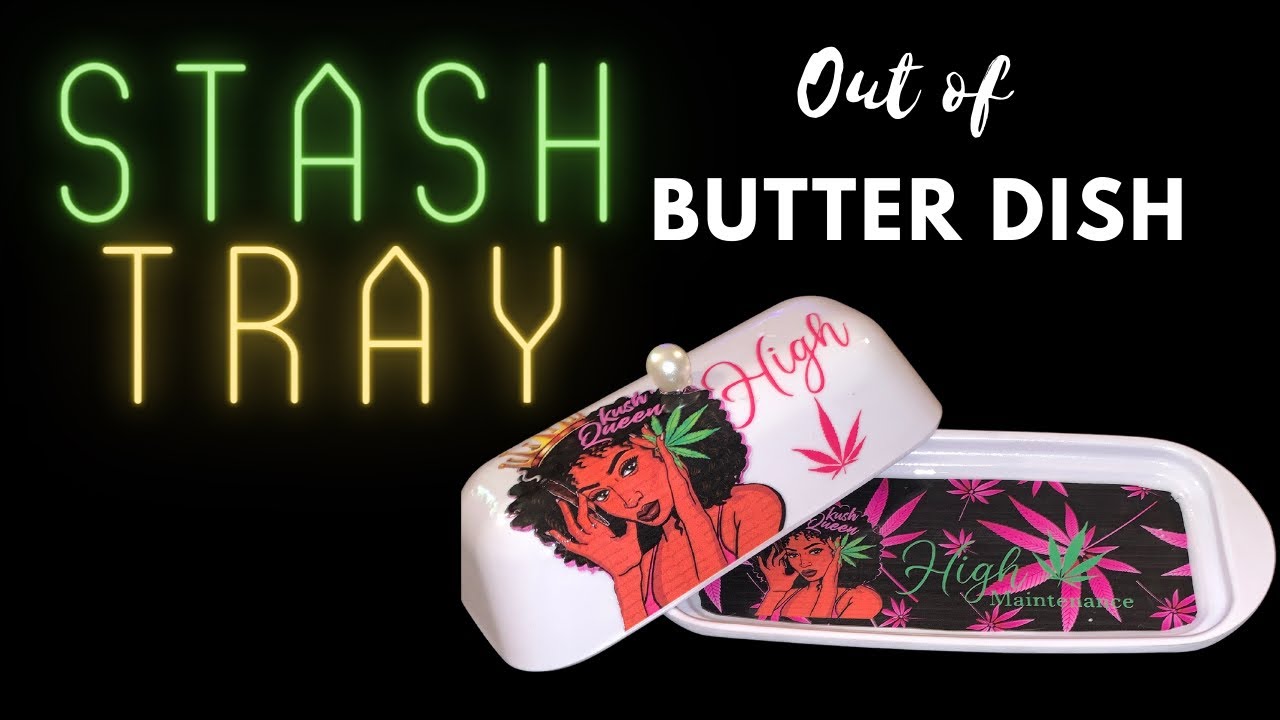 Stash Tray  rolling tray Butter Dish