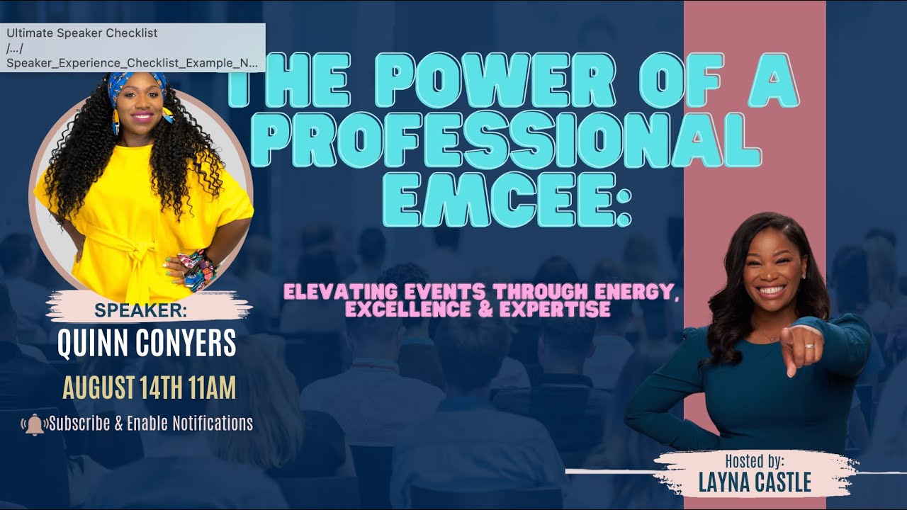 The Power of a Professional Emcee: Elevating Events Through Energy, Excellence & Expertise