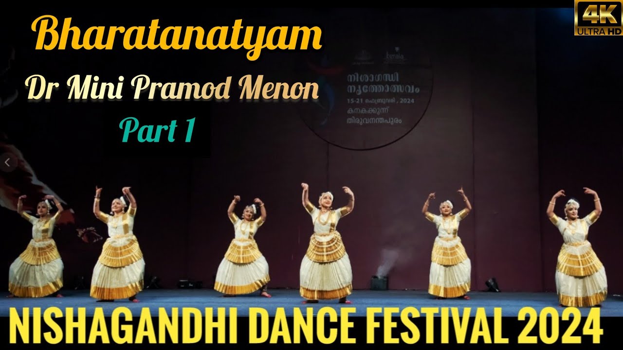 Nishagandhi Dance Festival 2024 | Mohiniyattam |  A performance by Dr Mini Pramod Menon | Part 1