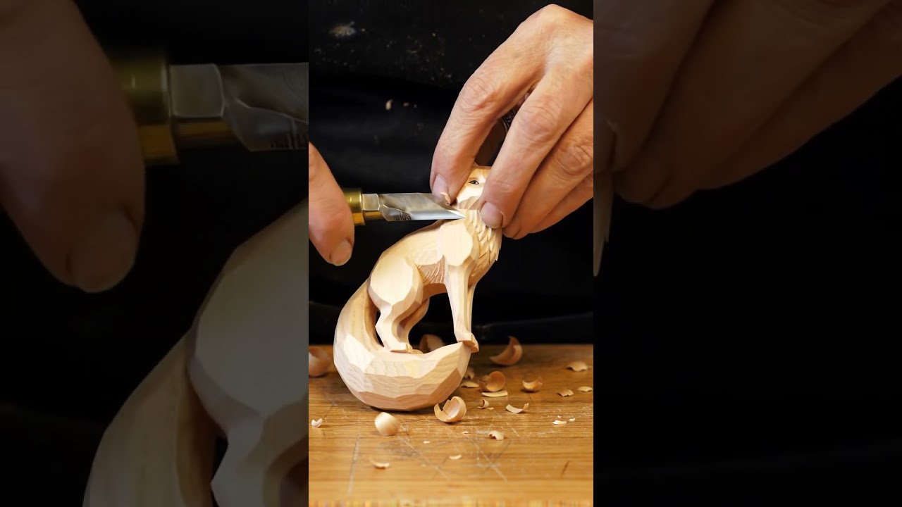 From a Block of Wood to a Tiny Fox 力