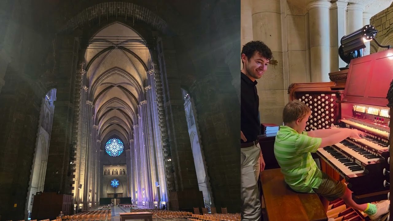 10 year old Nykoda A.K.A "Peanut" plays the great organ at the Cathedral of St. John the Divine