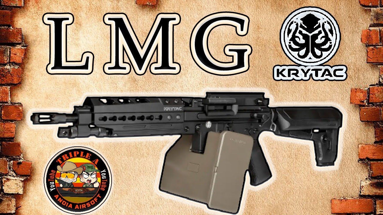 Réplica de Apoyo Krytac Trident LMG