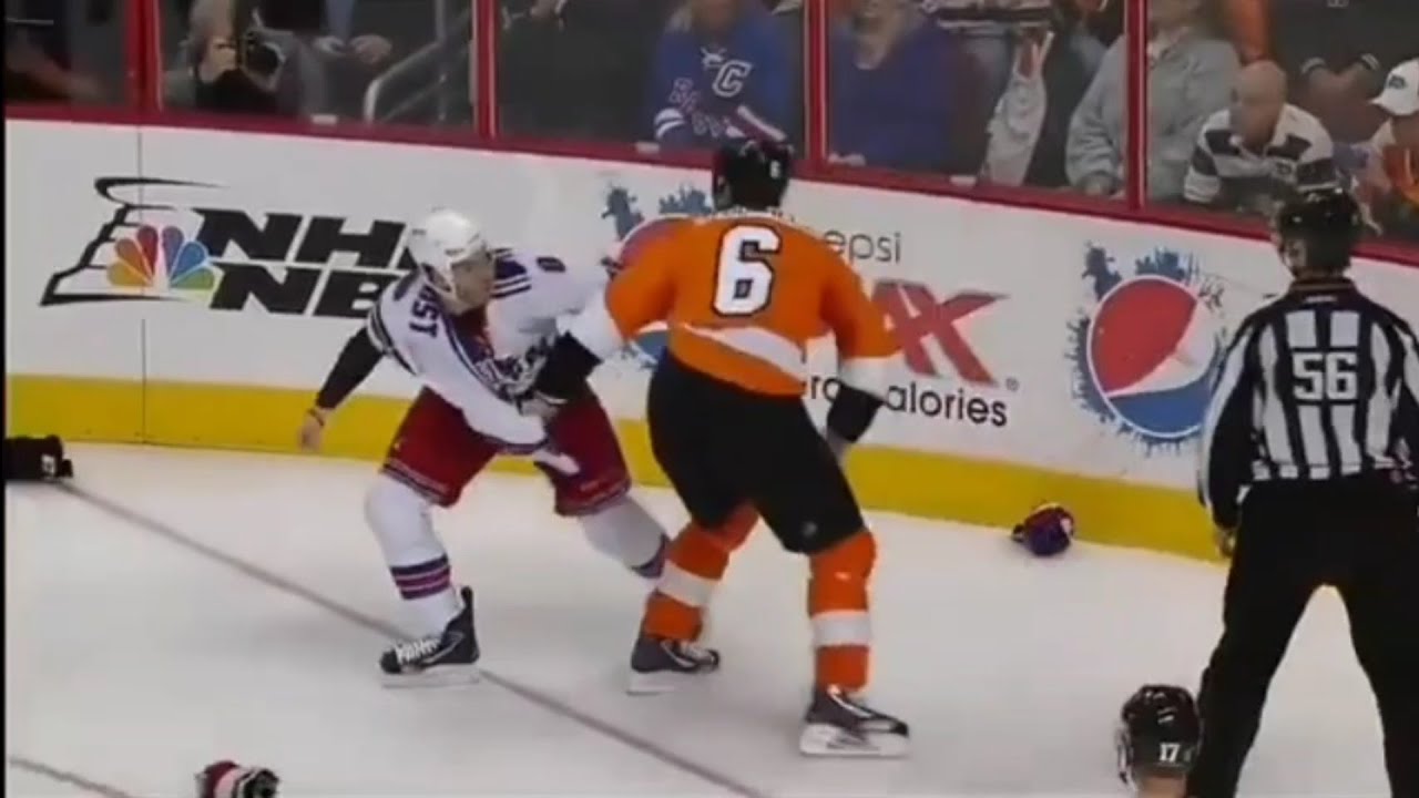 Rangers - Flyers rough stuff 4/3/11