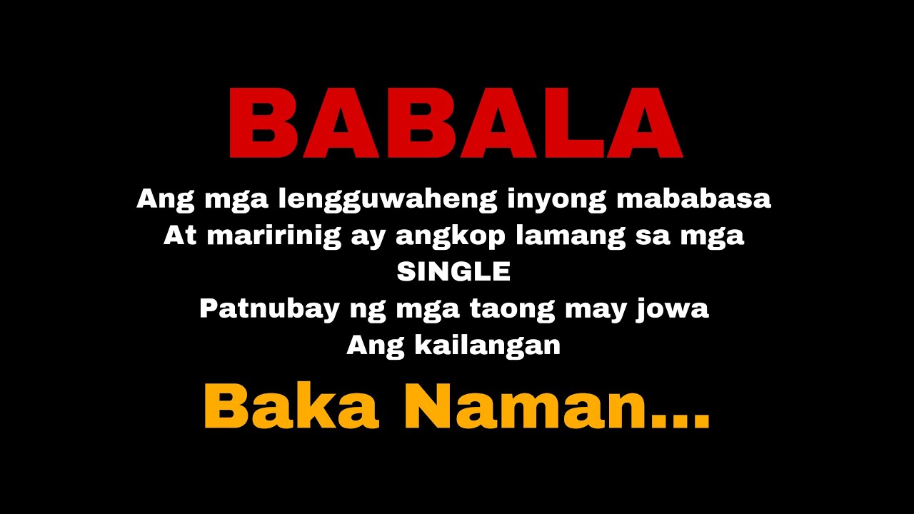 Baka Naman… - J.O.L music original song