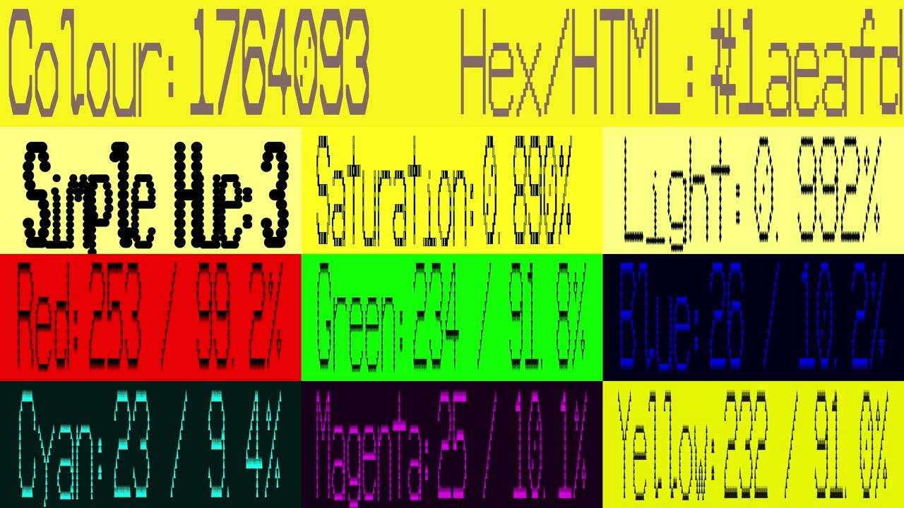 Colour By The Numbers from 1762200 to 1766469