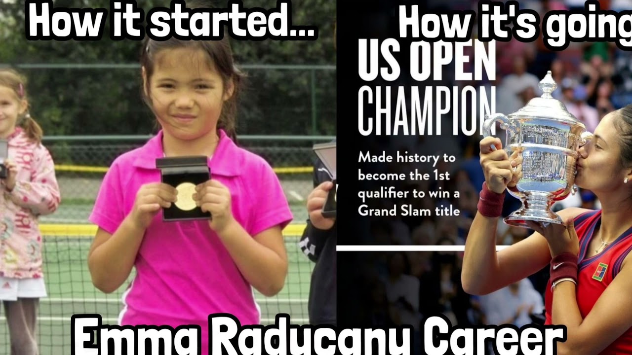 Emma Raducanu from 8 years old Tennis Journey