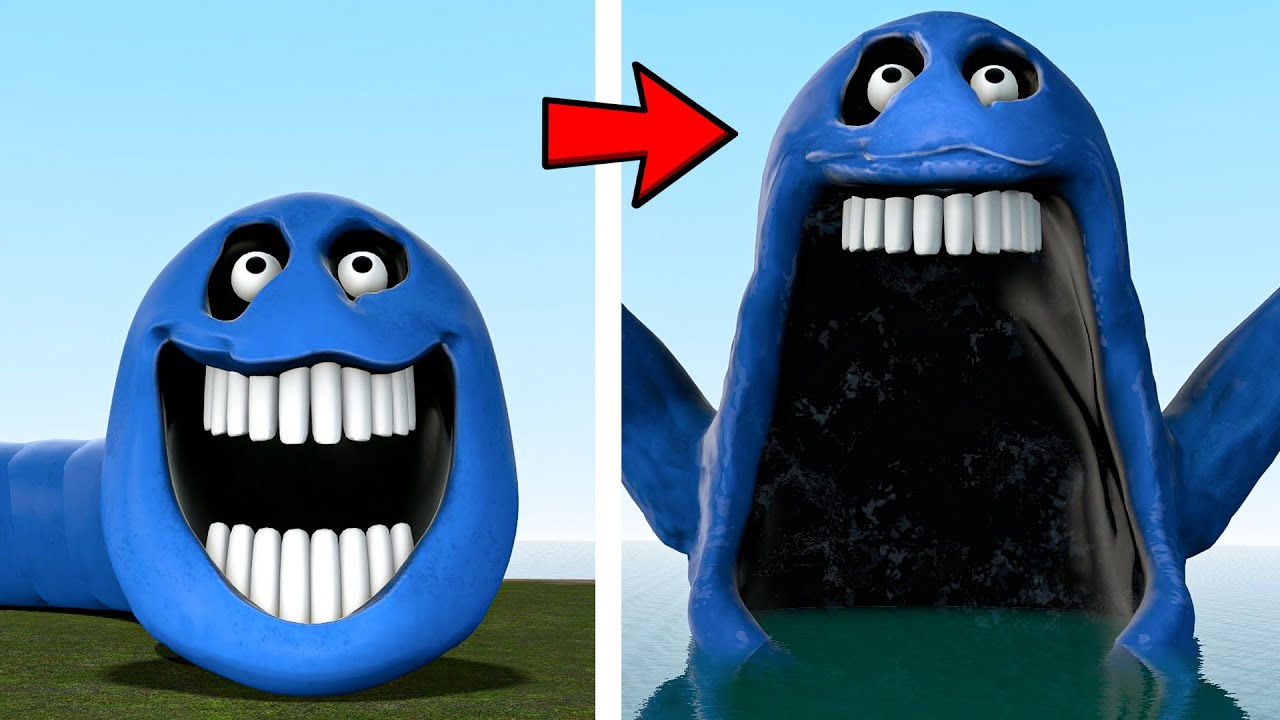 EVOLUTION OF THE ROBLOX HUNGRY SNAKE INTO THE SEA MONSTER! (GIANT TRANSFORMATION) &mdash; Garry's Mod