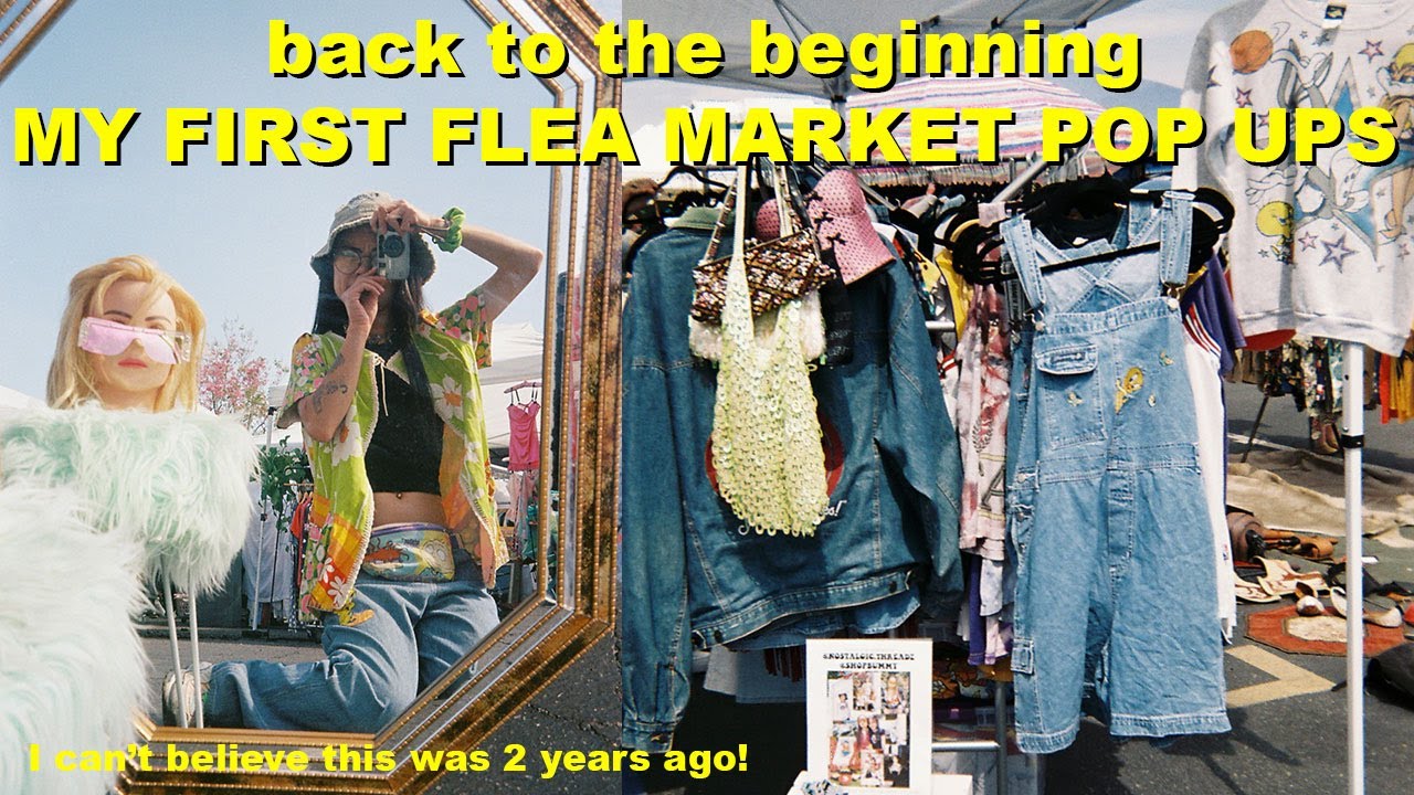 back to the beginning: silverlake flea market, sourcing at a raghouse + selling on depop!