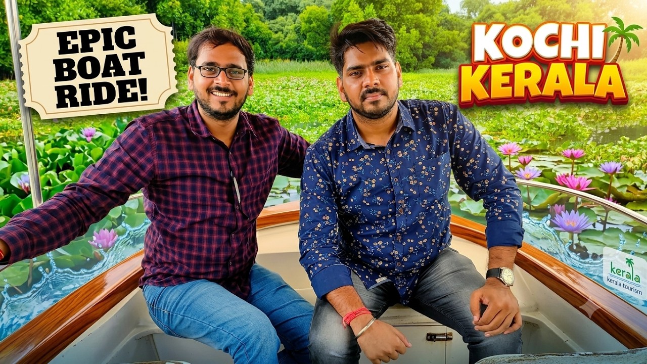Amazing Boating Experience || KOCHI BACKWATERS | Boat ride #kerala #vlog #kerala