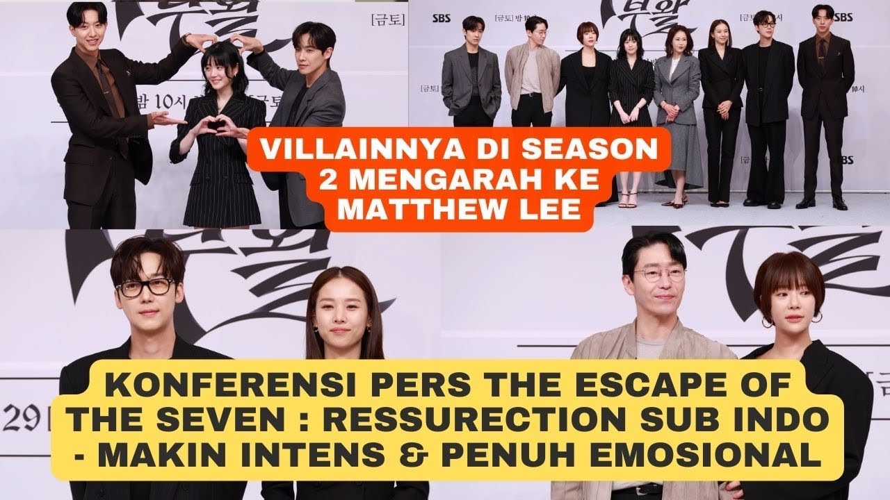 Konferensi Pers The Escape of The Seven: Ressurection 2 - Hwang Jung Eum & Lee Yubi Beri Spoiler