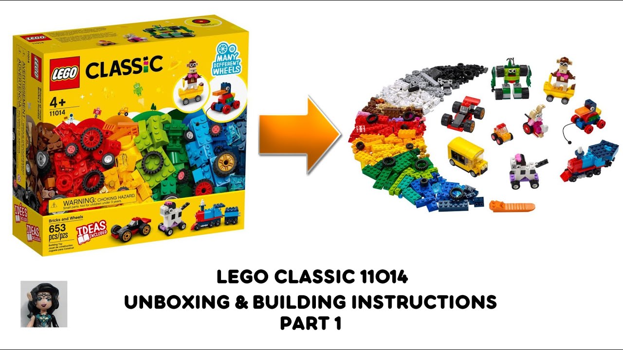 Lego classic 11014 ideas Unboxing and Review part 1 How to build