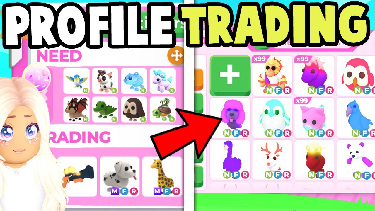 Getting Every Pet Using PROFILE TRADING in Adopt Me!