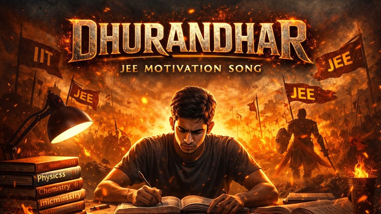 DHURANDHAR JEE motivation🔥 | Ultimate JEE Motivation Song 2026