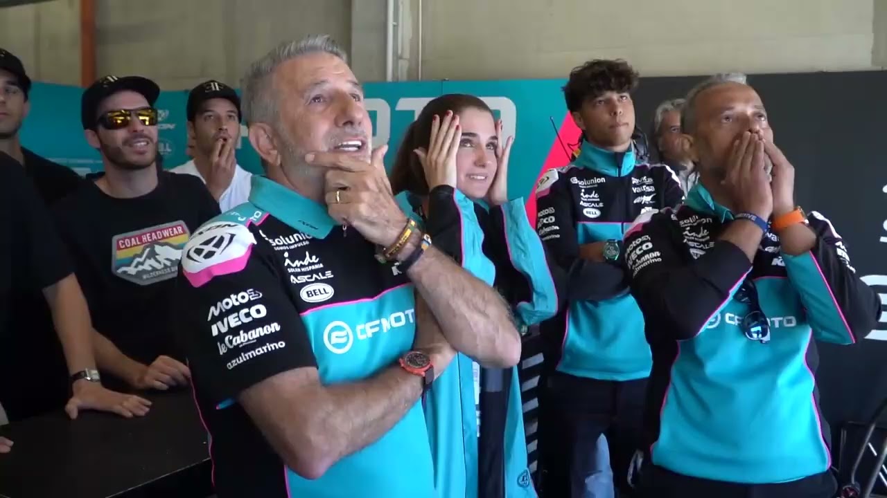 La primera victoria de David Alonso en Moto2... &iexcl;desde nuestro box!