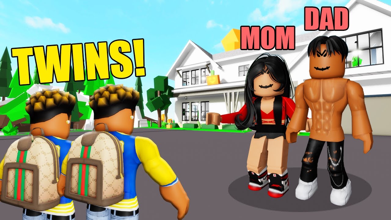 I Became TWINS With My GIRLFRIEND To EXPOSE Our SLENDER PARENTS In BROOKHAVEN RP!