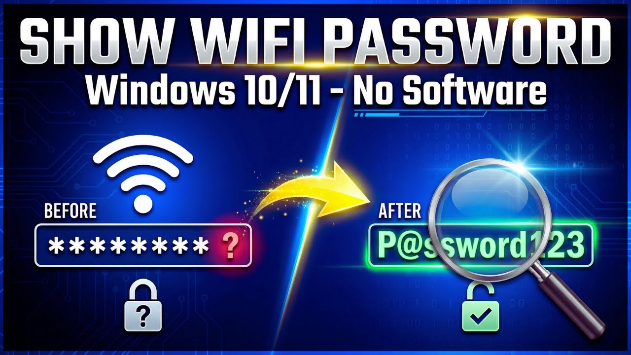 How to See WiFi Password in Laptop & PC Windows 10 /11 | Sinhala | Step by Step Guide
