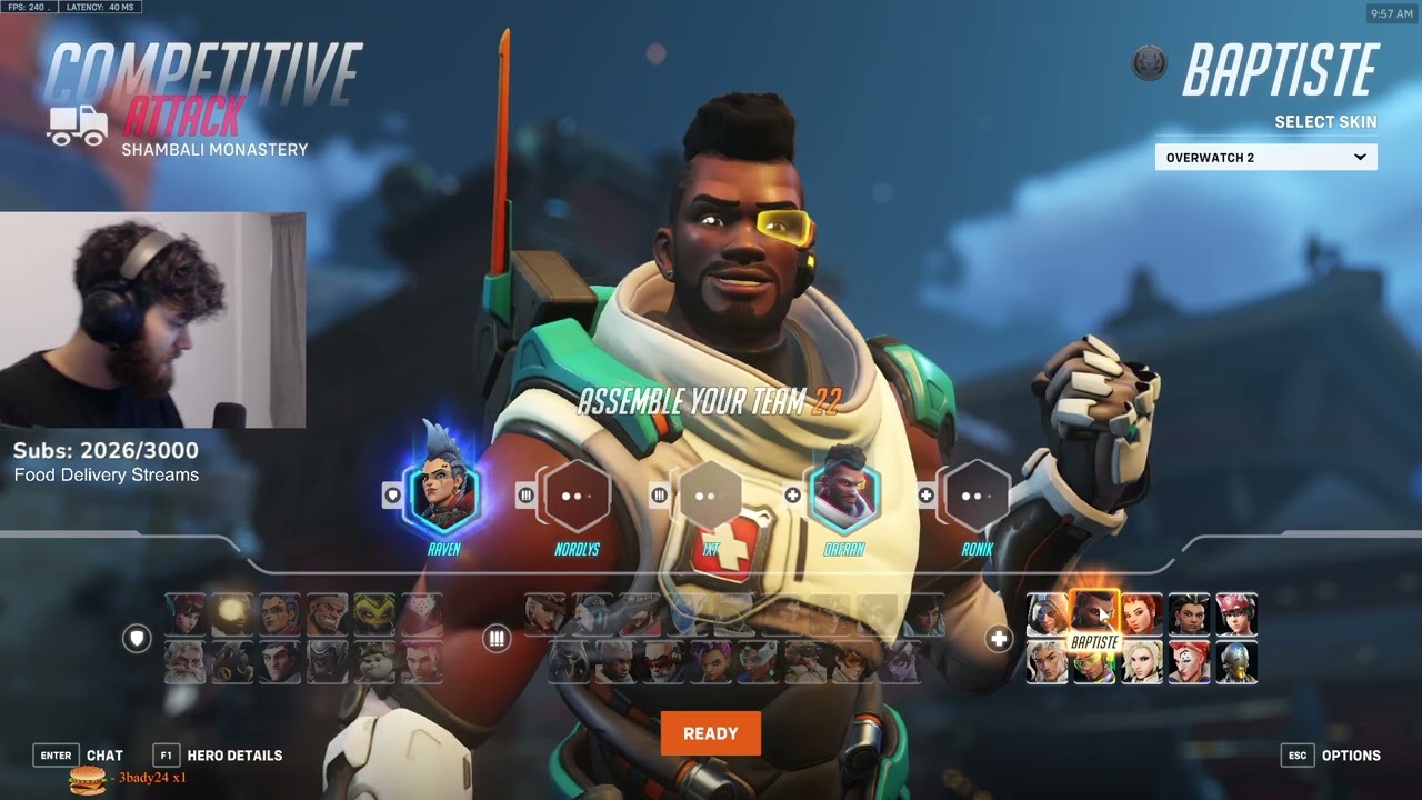 POTG! DAFRAN INSANE BAPTISTE OVERWATCH 2 GAMEPLAY SEASON 9