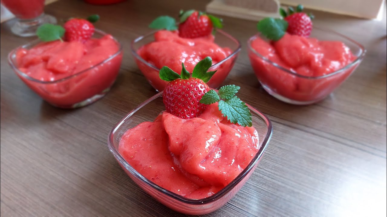 Rewelacyjny  Deser z mrożonych TRUSKAWEK🍓 Na upalne dni 🍧 Dziecinnie prosty!!!
