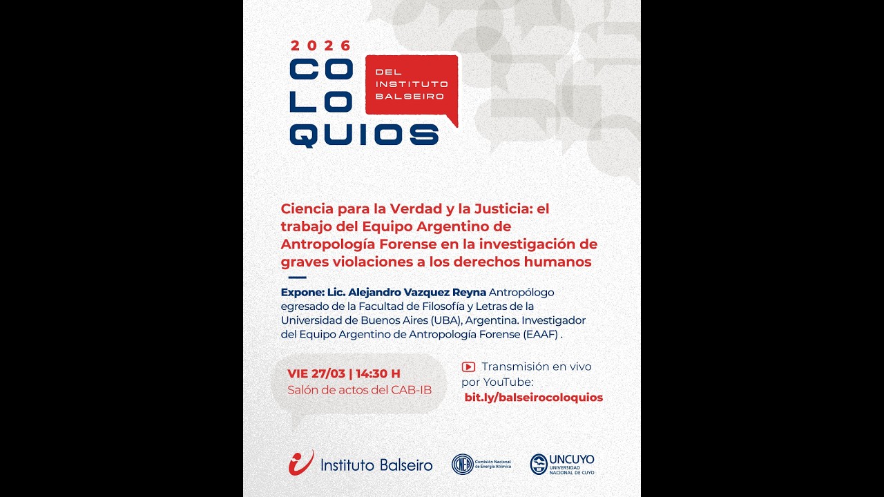 Coloquios IB |  Ciencia para la Verdad y la Justicia