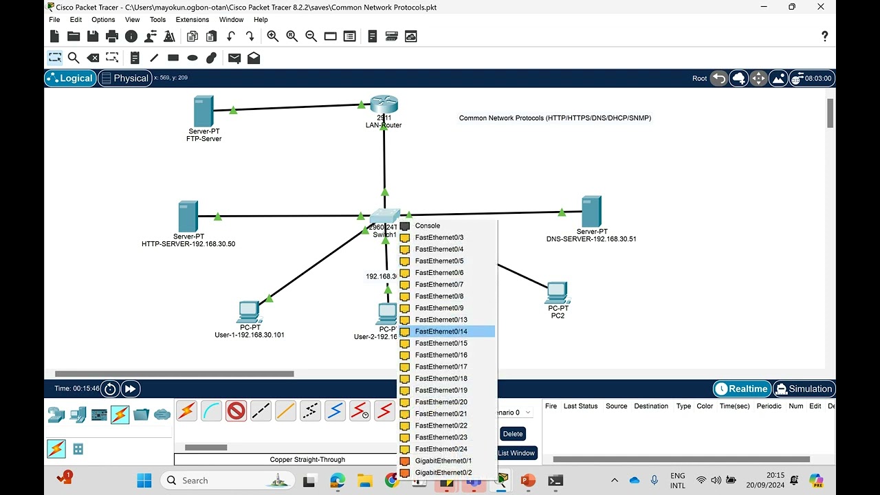 Troubleshooting DHCP, DNS, HTTP and FTP Configuration