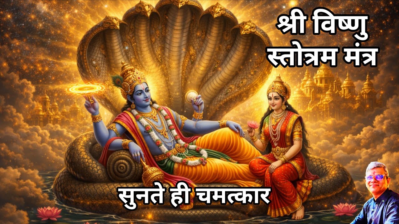 श्री विष्णु स्तोत्रम मंत्र | विष्णु कृपा वाणी |  Powerful Vishnu Mantra | Naad Vani 