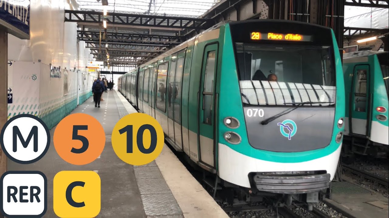 Grosse compilation à / Big compilation in Paris-Austerlitz (Metro - RER - Main trains)🚊 RUSH HOUR !
