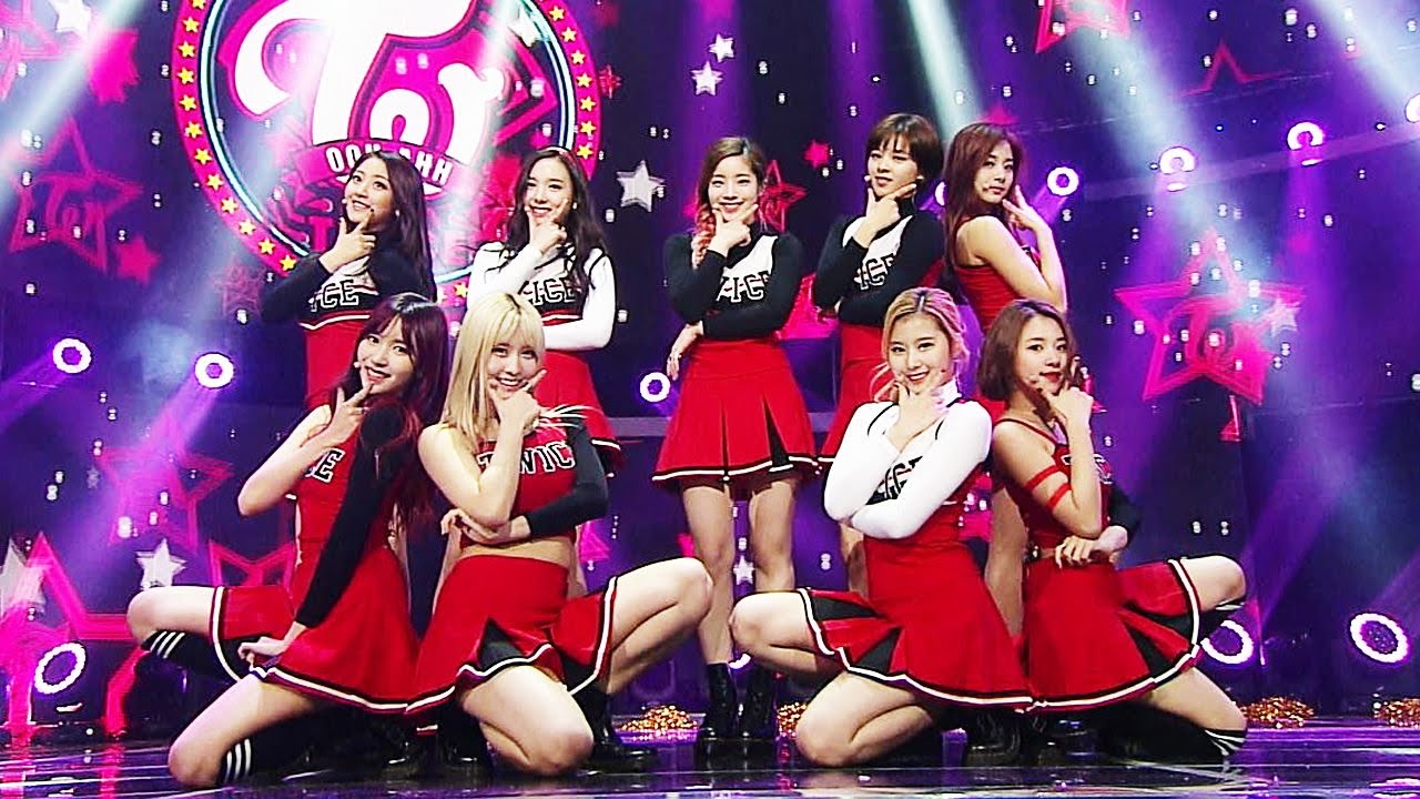 "CUTE" TWICE - OOH-AHH (Like OOH-AHH) @ Популярная песня Inkigayo 20160110