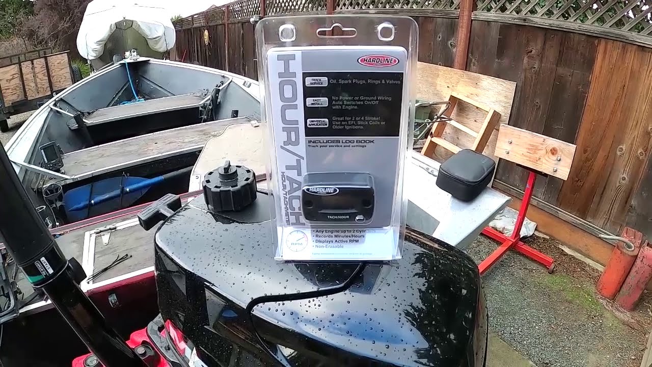 how to install hour meter on small outboard.hardline hour meter