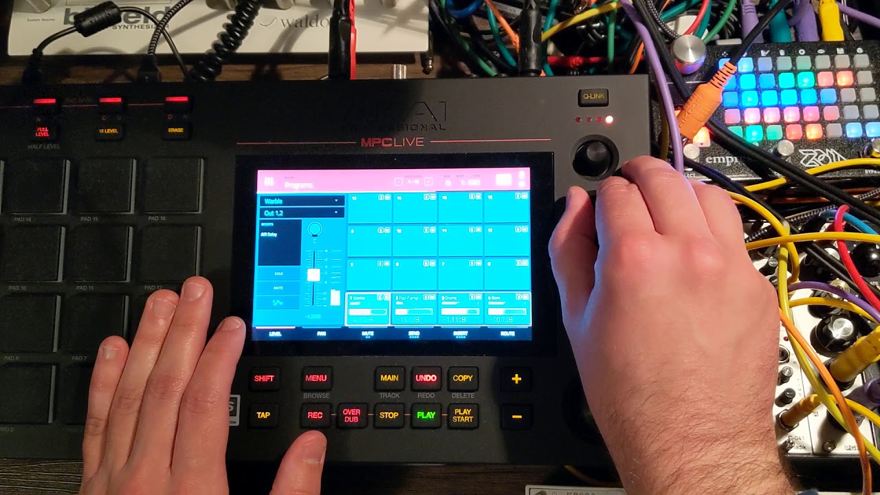 MPC Live Sketch with an Old Eurorack Sample