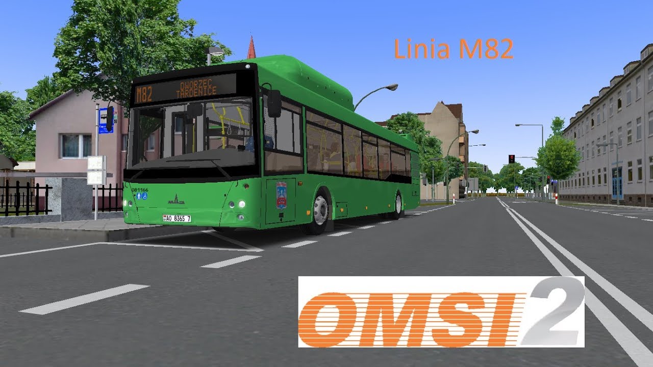 OMSI 2 Pobarowo Linia M82 MAZ 203.965 CNG