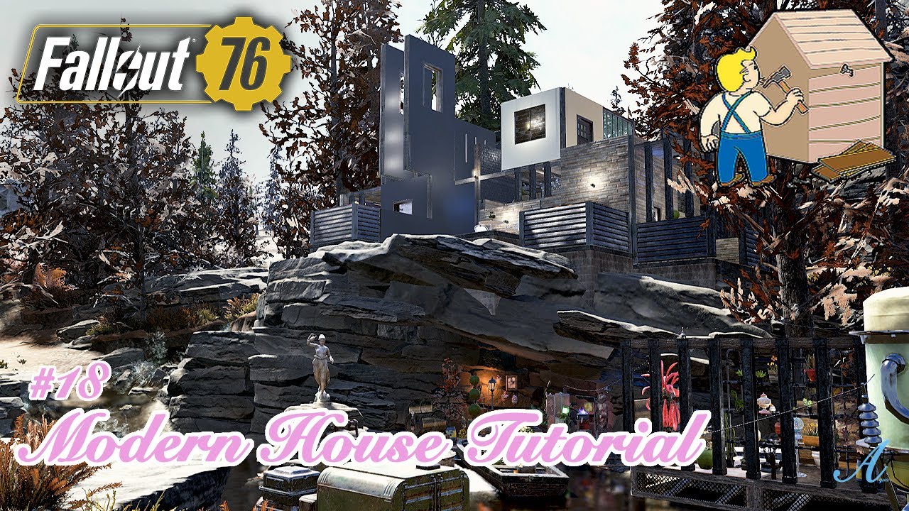 Fallout 76 - All-In-One CAMP Tips & Guide 2022 (Modern House Tutorial #18)