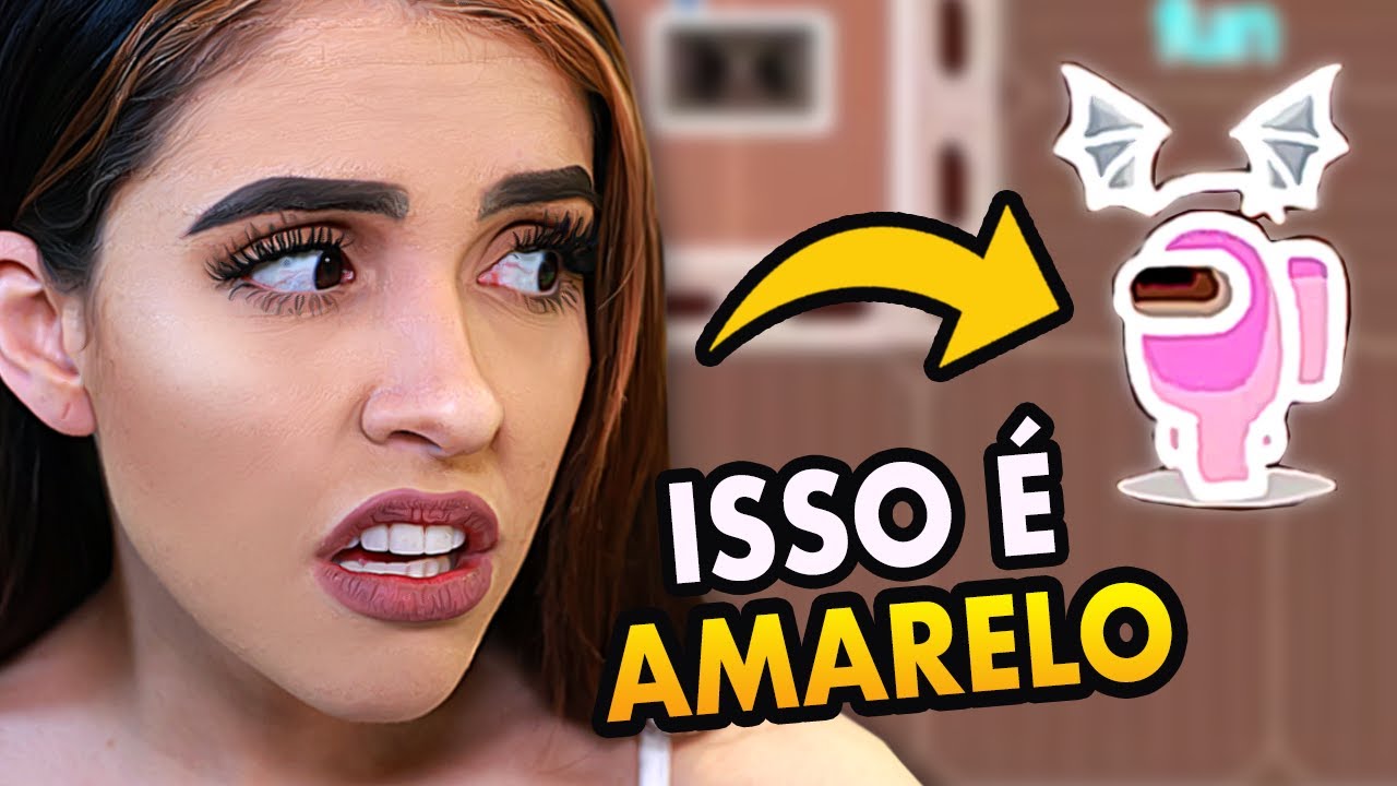 Joguei AMONG US com as CORES INVERTIDAS..
