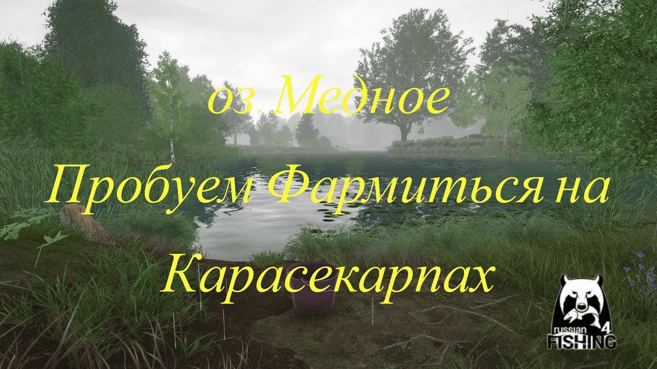 Русская рыбалка 4 • рр4 • RF4 • оз. Медное пробуем фармиться • Состязания с призами