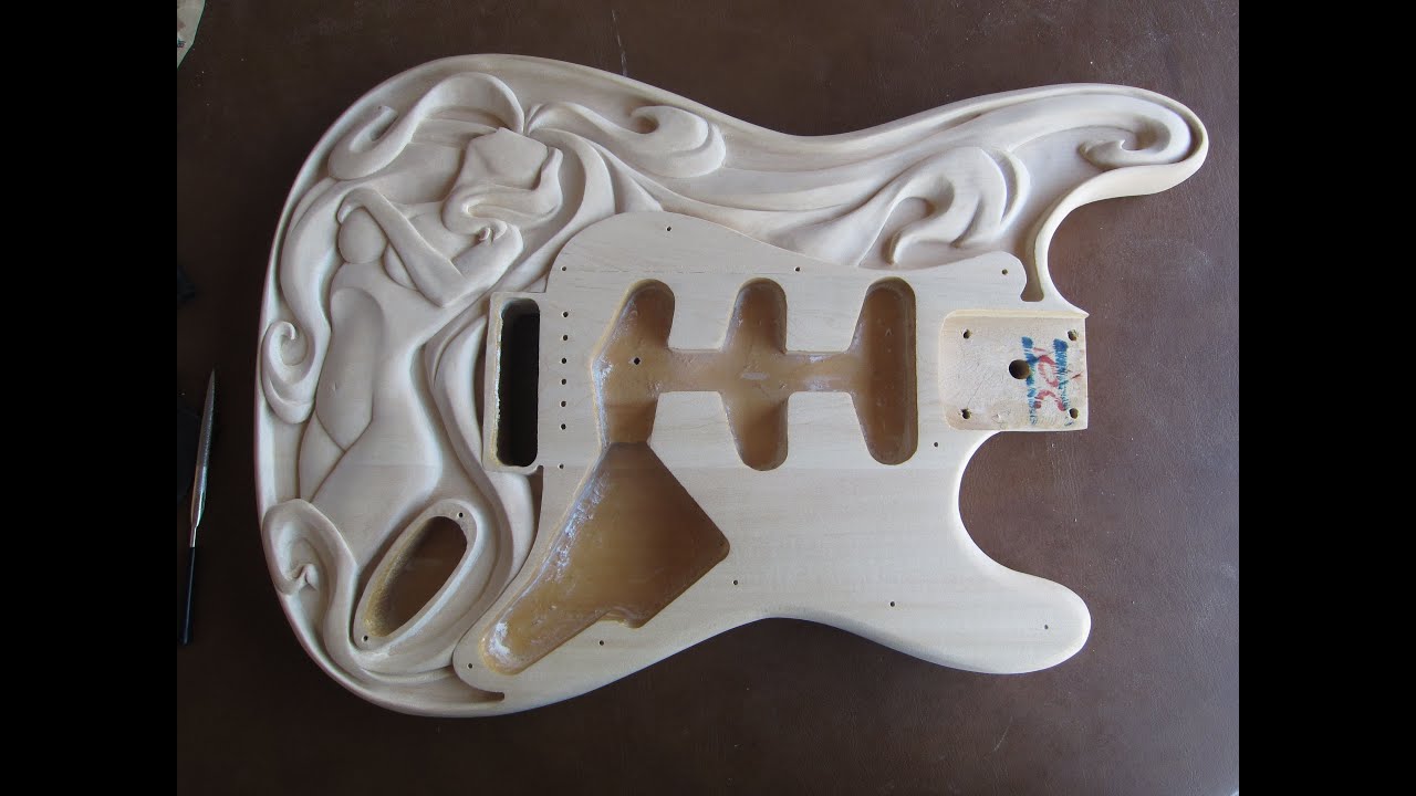 Custom Carved Strat Guitar by Dbo
