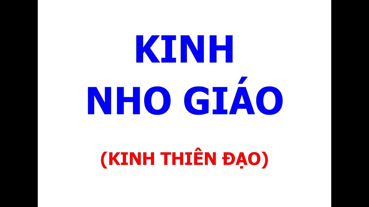 DAOCAODAI - KINH NHO GI&Aacute;O