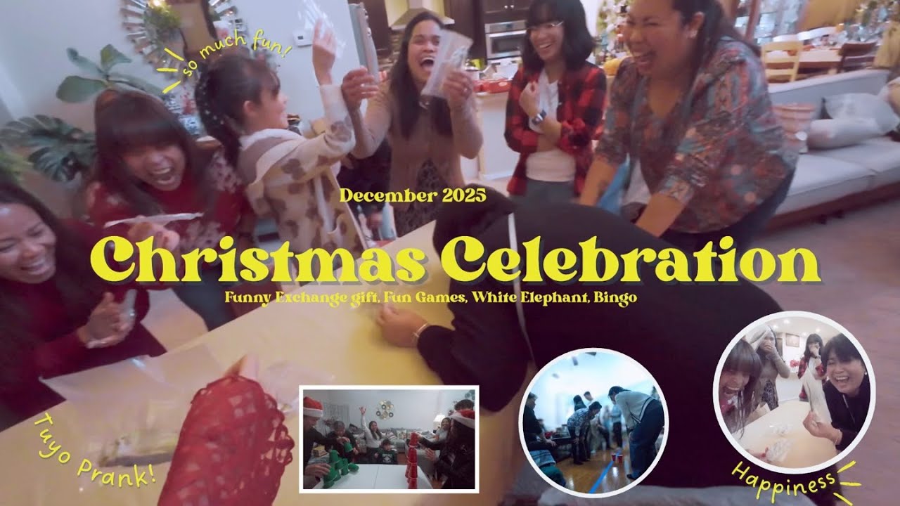 Christmas Celebration 2025 | Tuyo Prank! , Funny Exchange Gift, Fun Games, Bingo