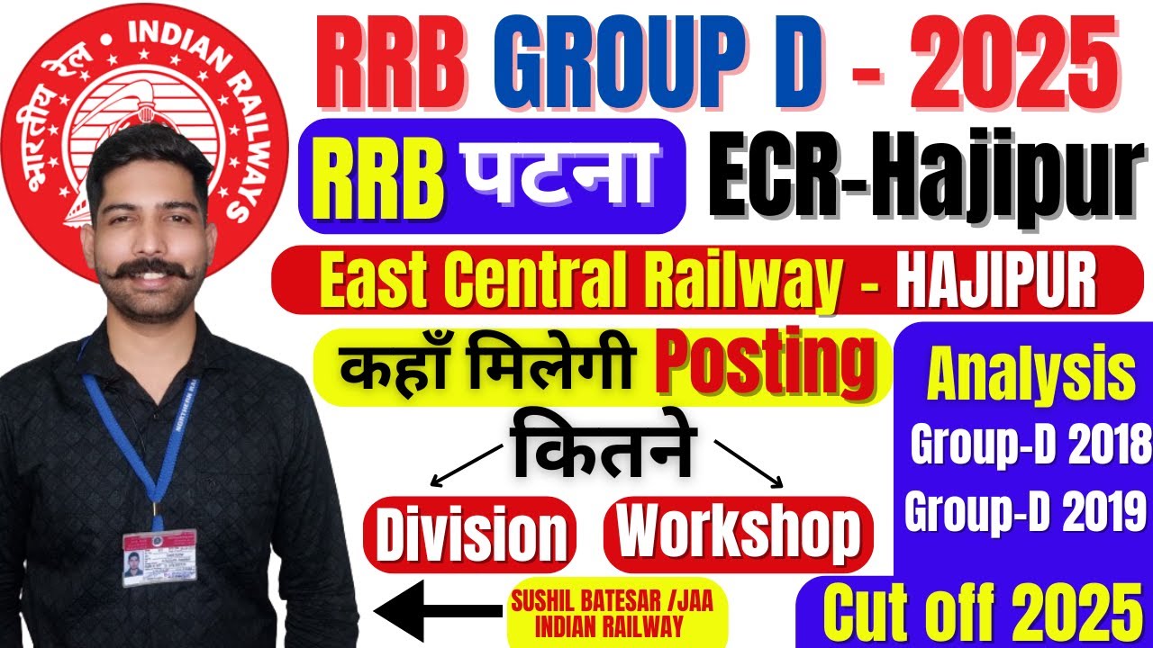 Хаджипур | Место размещения группы D железной дороги RRB Patna | ECR | Подразделение | Мастерская...