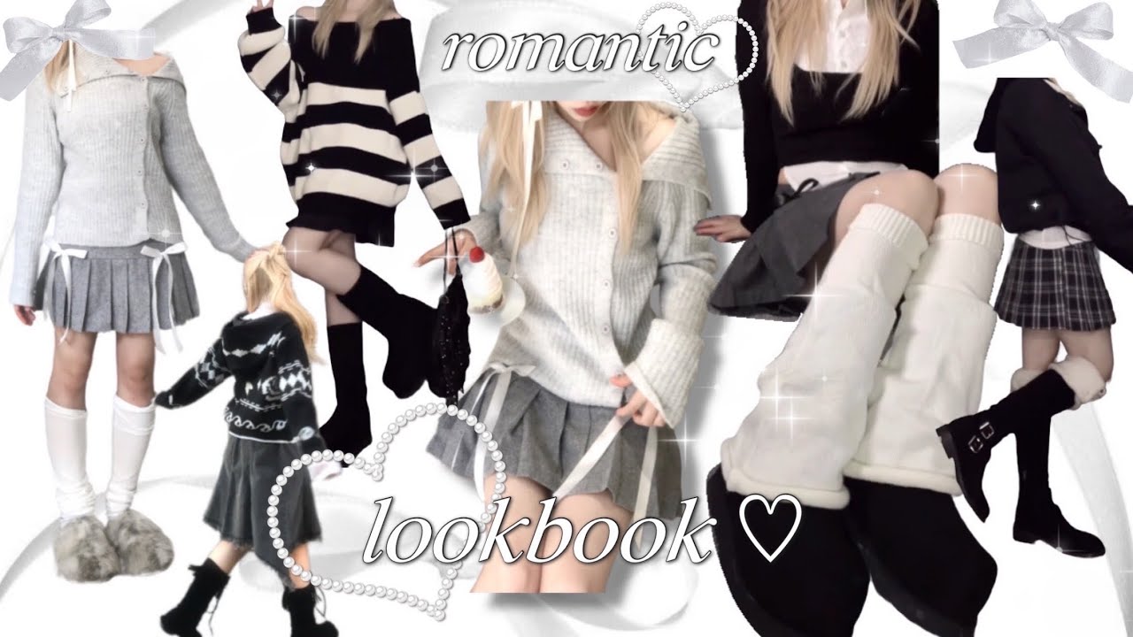 ˚୨୧⋆｡˚ ⋆ 평소보다 n배 예뻐보이는♡ 러블리 로맨틱 무채색공주 룩북 ! ⋆ ˚｡⋆୨୧˚
