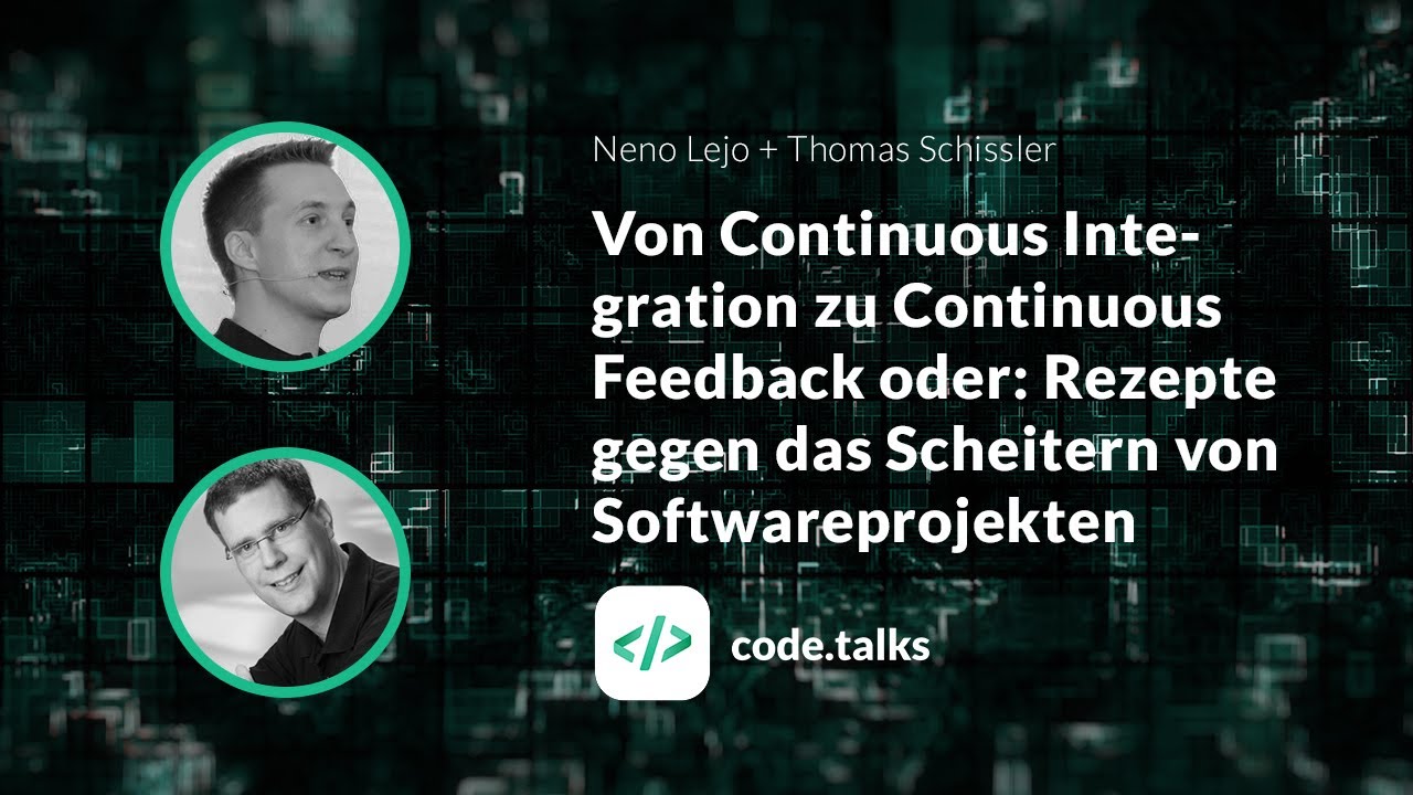 code.talks 2018 Von Continuous Integration zu Continuous Feedback