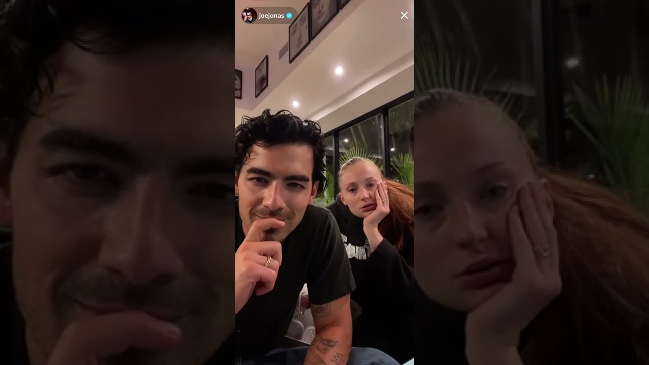 Joe Jonas & Sophie Turner live stream on TikTok (8/10)