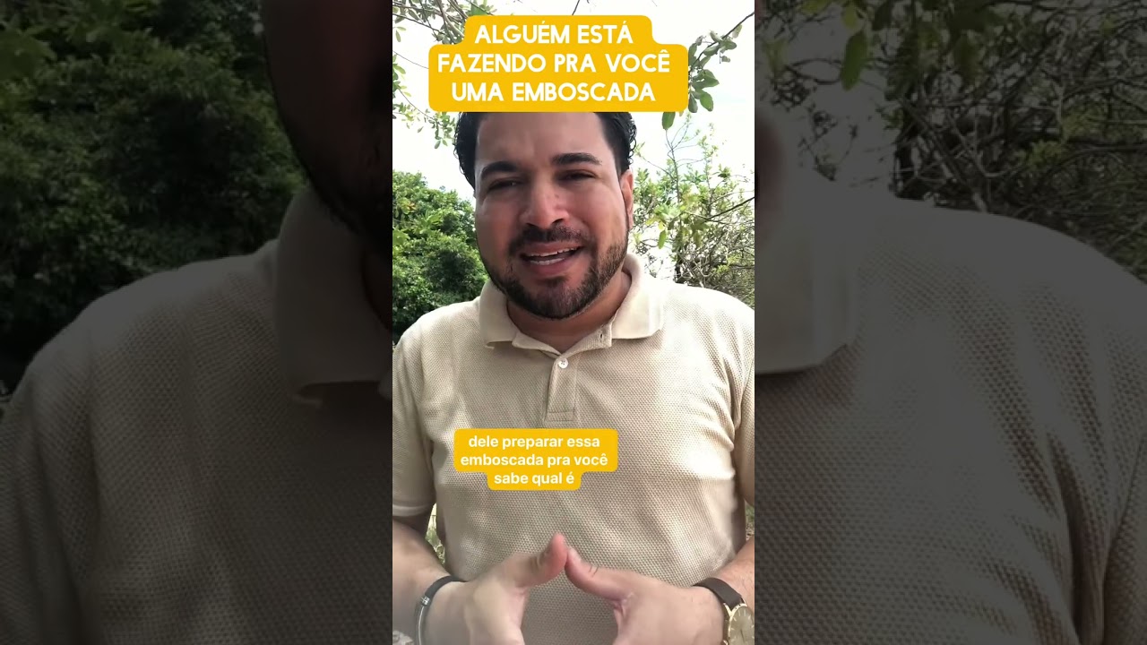 Alguém está fazendo pra você uma emboscada