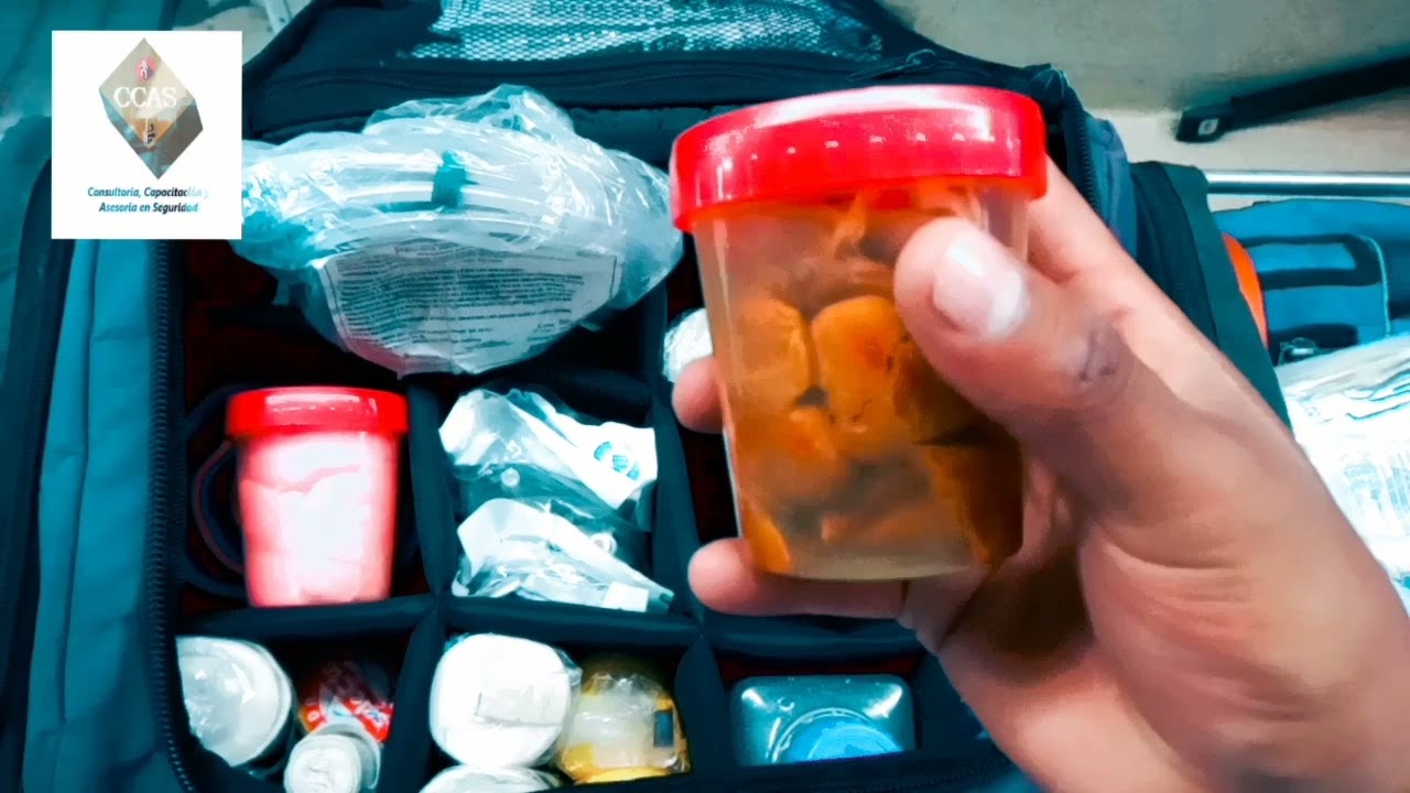 SABIAS QUE ES LO QUE CONTIENE EL TRAUMA BAG QUE UTILIZAN LOS PARAMÉDICOS