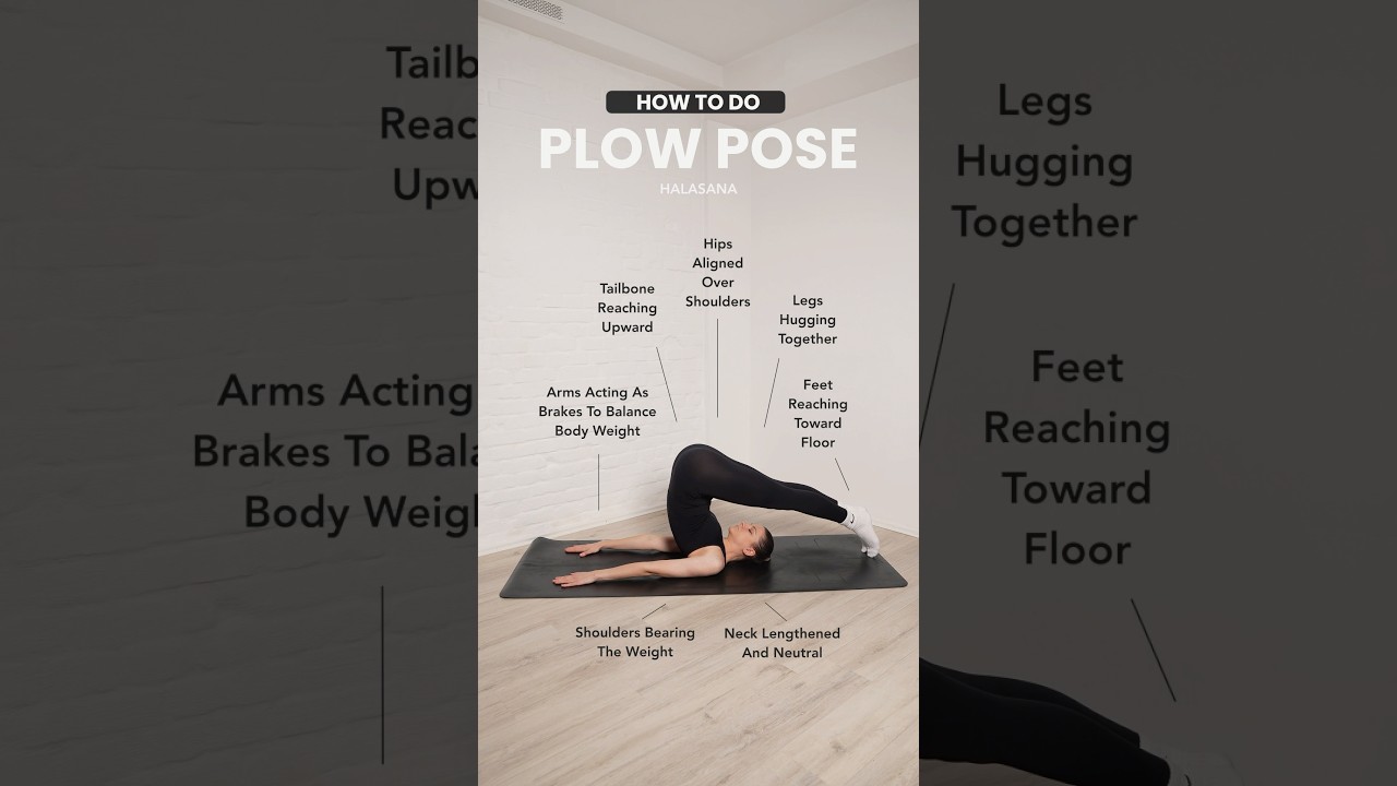 How to do: PLOW POSE (HALASANA) 